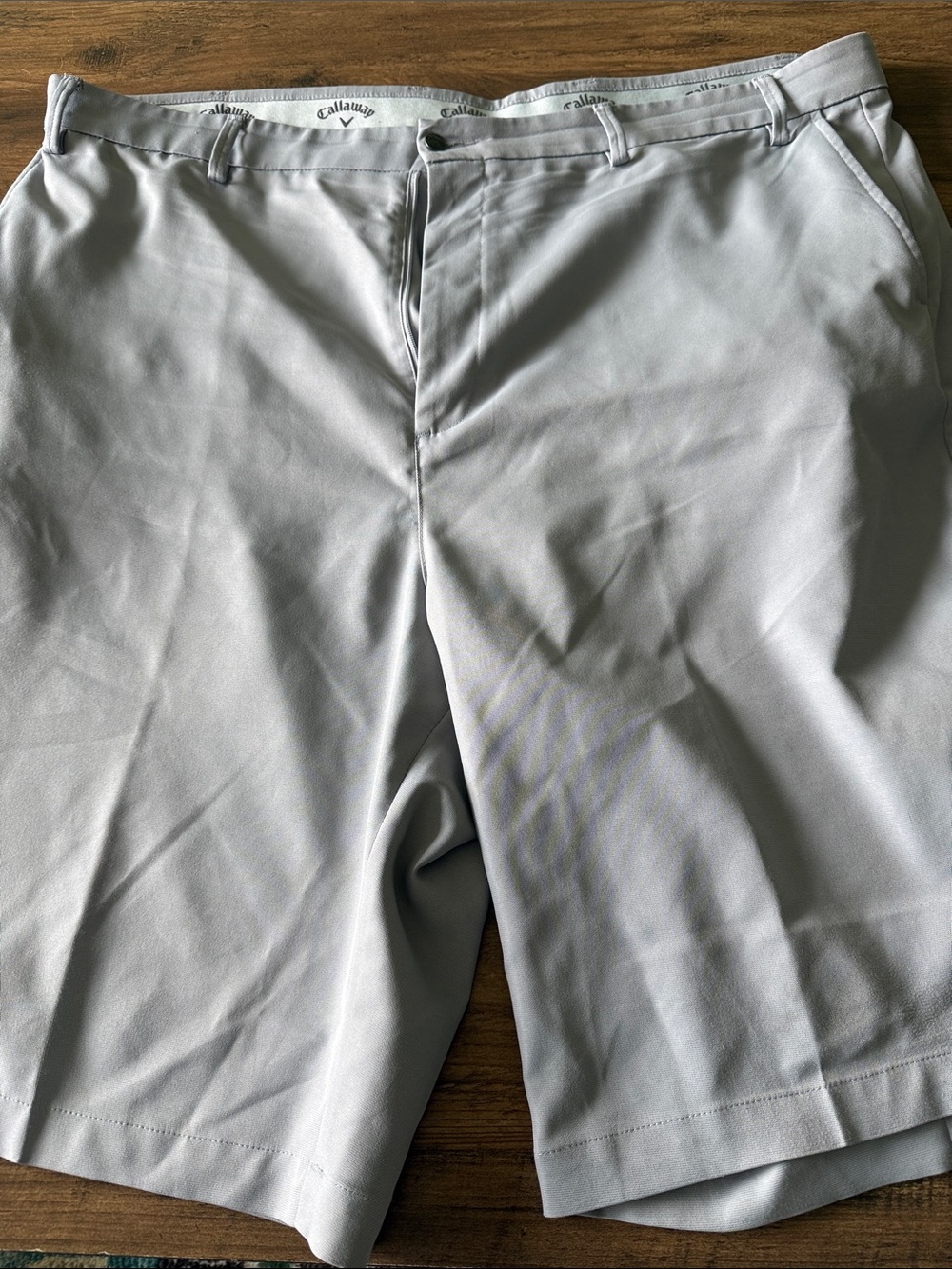 Callaway Light Gray Performance Golf Shorts
